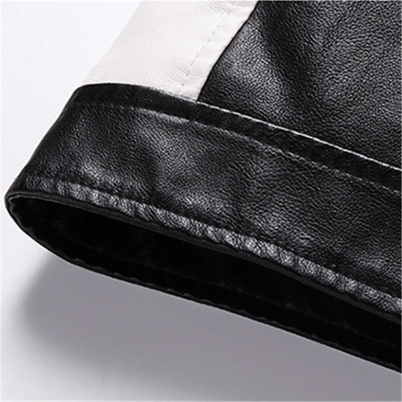2023 Mens Leather Jackets Casual High Quality Classic Motorcycle Bike Jacket Men plus Thick Coats Spring/ Autumn Chaqueta Hombre