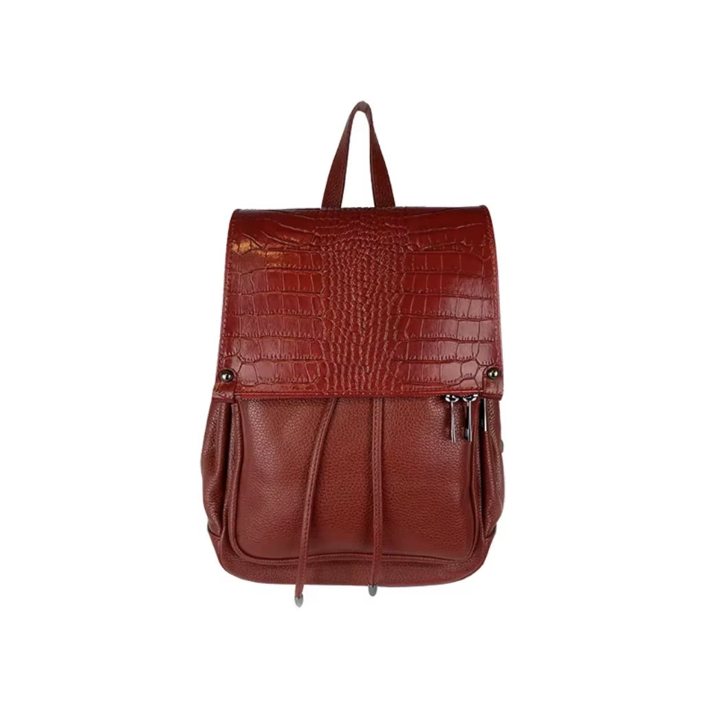 High Quality Leather Backpack for Women Leather Bag Genuine Leather Handbags Backpacks Made in Italy