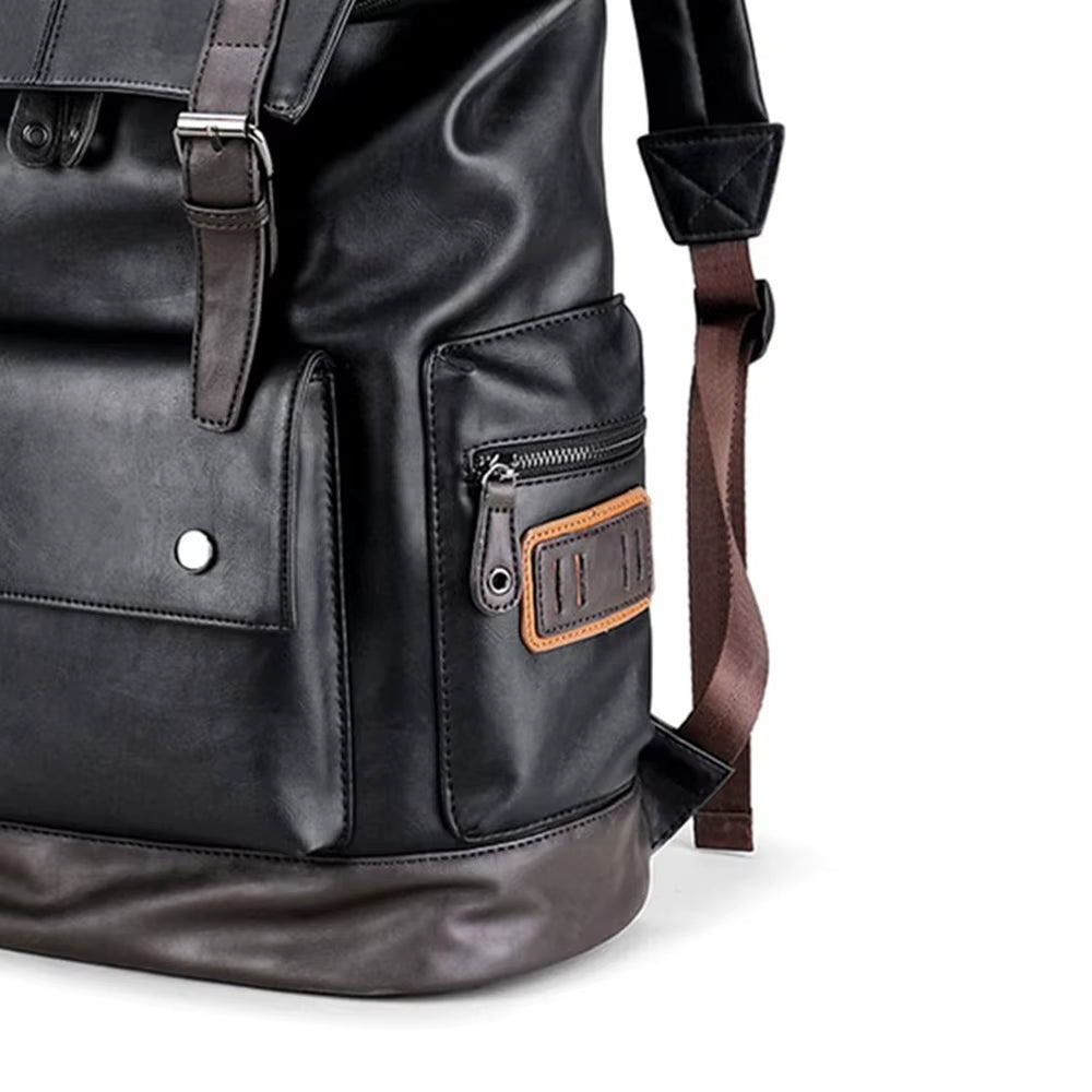 2024 New Hot Sale Leather Backpack for School Wholesale Price Custom Logo Cheap Price Leather Backpack Bag