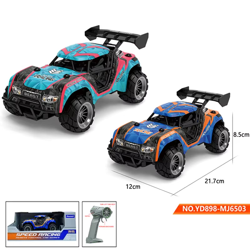 Wholesale Cheap 1/18 Mini RC Climbing Truck Toys PVC off Road Radio Control Racing Car Toys Kids Remote Control Vehicle Toy