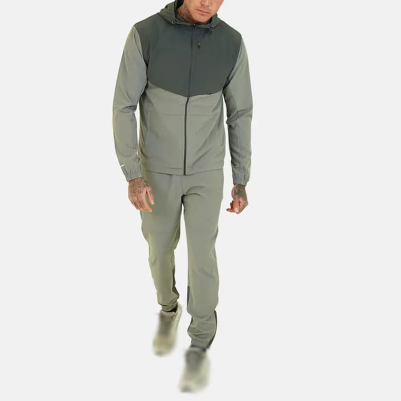 Winter Tracksuit Men Clothing Sportswear Training & Jogging Wear 100% Cotton & Leather Customized Logo Full Sleeves Hoodie Set