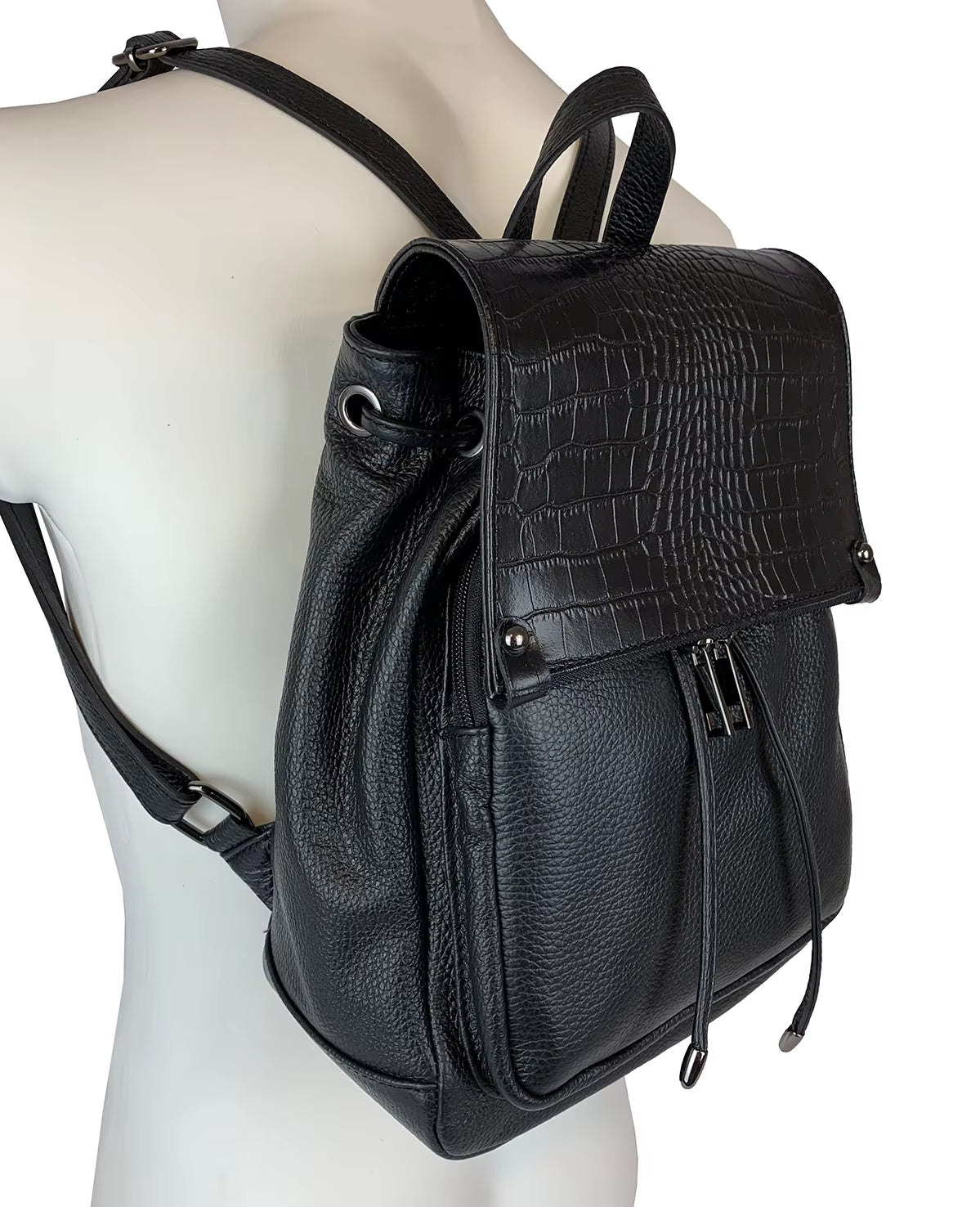 High Quality Leather Backpack for Women Leather Bag Genuine Leather Handbags Backpacks Made in Italy