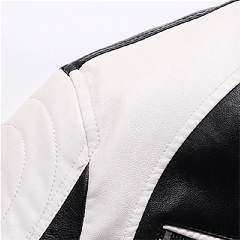 2023 Mens Leather Jackets Casual High Quality Classic Motorcycle Bike Jacket Men plus Thick Coats Spring/ Autumn Chaqueta Hombre