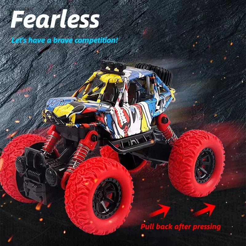 Children'S Toy Car High-Speed Off-Road Vehicle Outdoor Toy Off-Road Vehicle Model Inertia Climbing Stunt Vehicle Children'S Gift