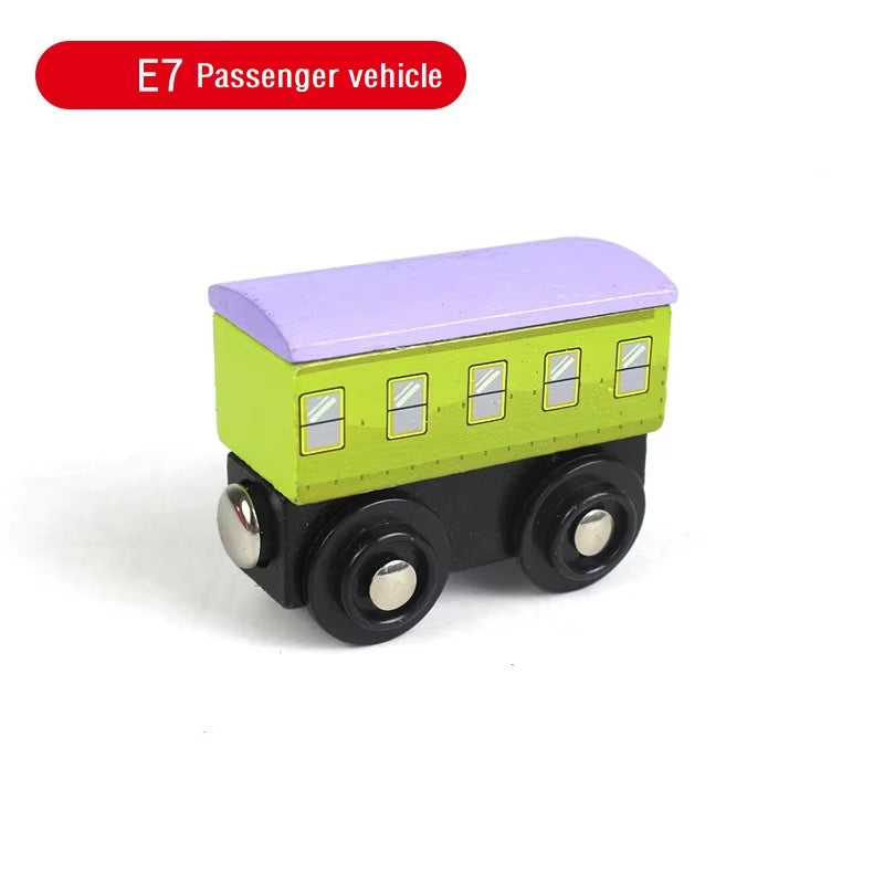 Magnetic Train Toys Wooden Train Accessories Anime James Locomotive Car Railway Vehicles Track Trains Toys Kids Gifts