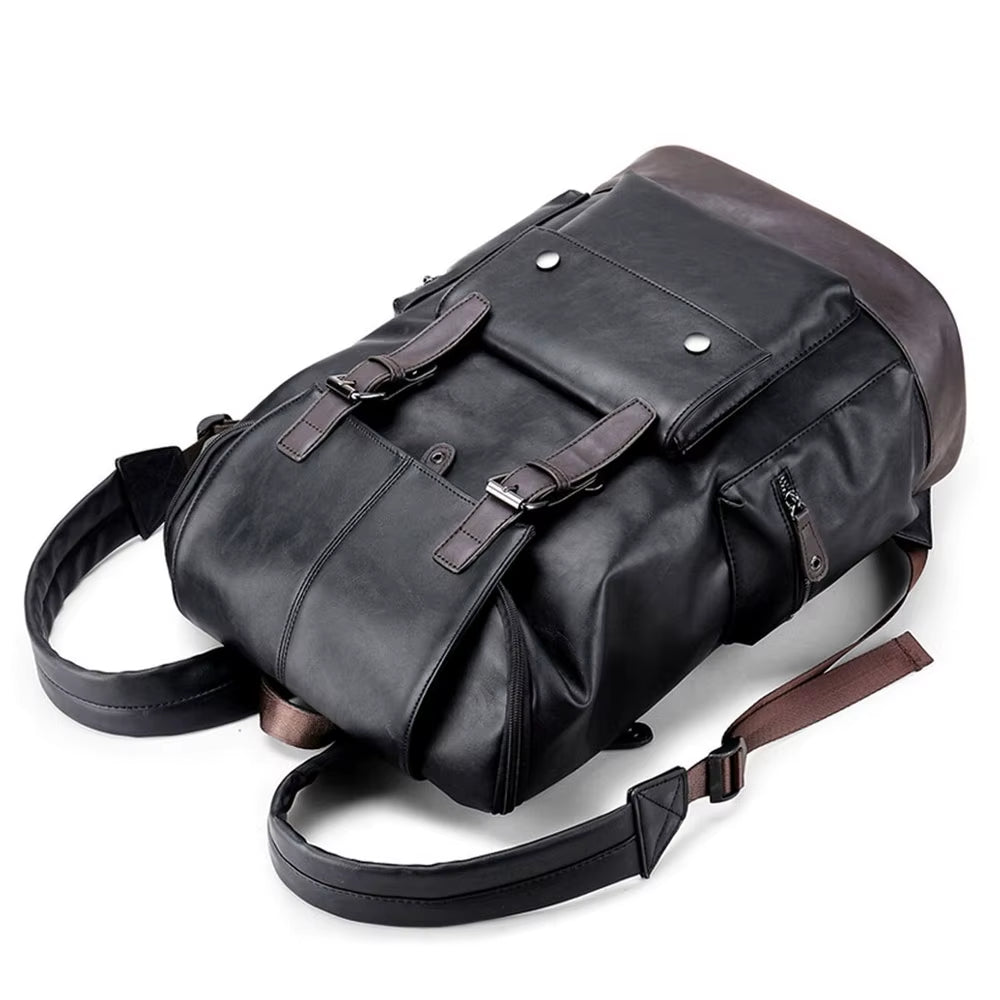 2024 New Hot Sale Leather Backpack for School Wholesale Price Custom Logo Cheap Price Leather Backpack Bag