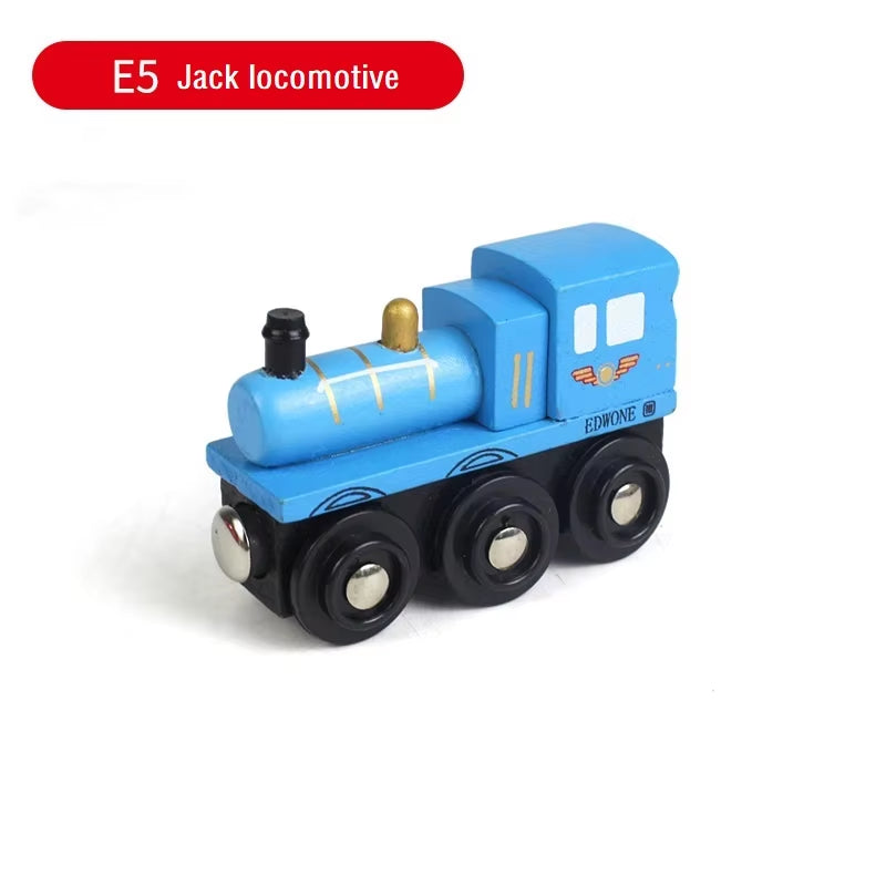 Magnetic Train Toys Wooden Train Accessories Anime James Locomotive Car Railway Vehicles Track Trains Toys Kids Gifts