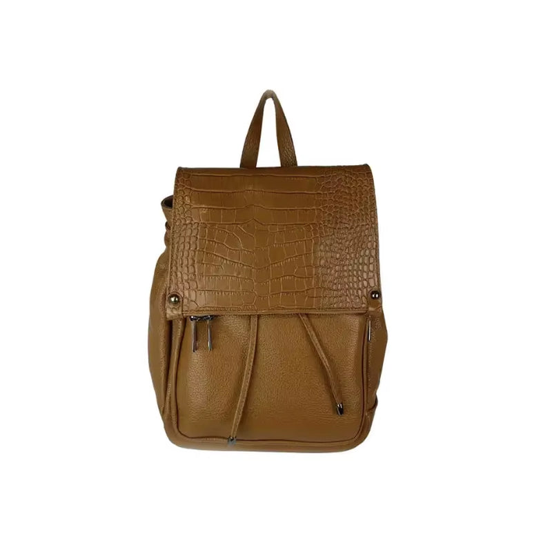 High Quality Leather Backpack for Women Leather Bag Genuine Leather Handbags Backpacks Made in Italy