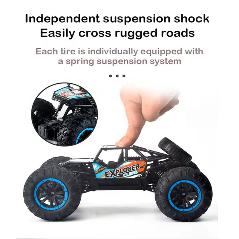 1/18 2.4Ghz Radio Control Cross Country Car Toy Remote Control Truck Vehicle Toys Crawler Climbing Off-Road Rc Car for Boy Toy