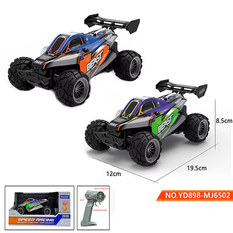Wholesale Cheap 1/18 Mini RC Climbing Truck Toys PVC off Road Radio Control Racing Car Toys Kids Remote Control Vehicle Toy