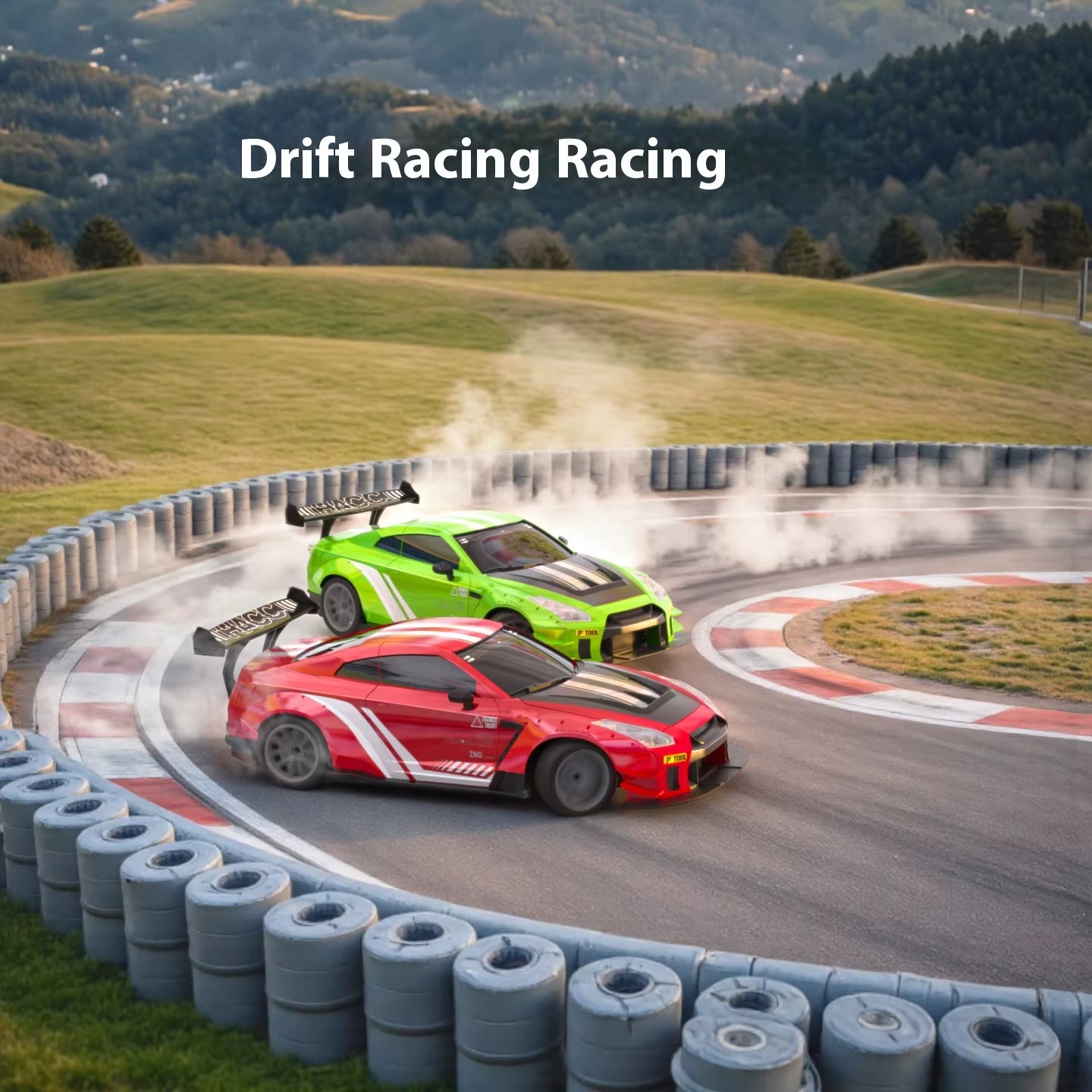 CJH Remote Control Racing Drift Car 1:20 Four-Wheel Drive Christmas Children'S Toy with Lights