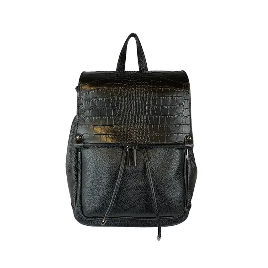 High Quality Leather Backpack for Women Leather Bag Genuine Leather Handbags Backpacks Made in Italy