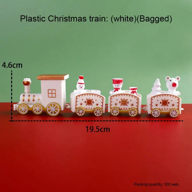 2024 Mini Electric Christmas Train Toy Set Toys for Kids Car Railway Tracks Toy Christmas Ornament Educational Toy for Children