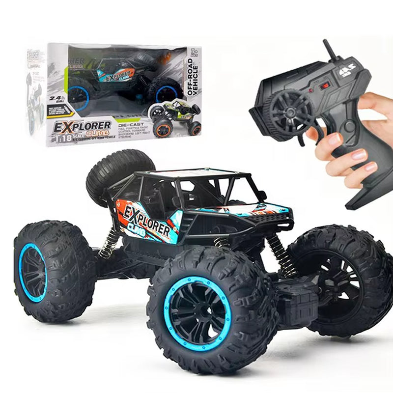 1/18 2.4Ghz Radio Control Cross Country Car Toy Remote Control Truck Vehicle Toys Crawler Climbing Off-Road Rc Car for Boy Toy