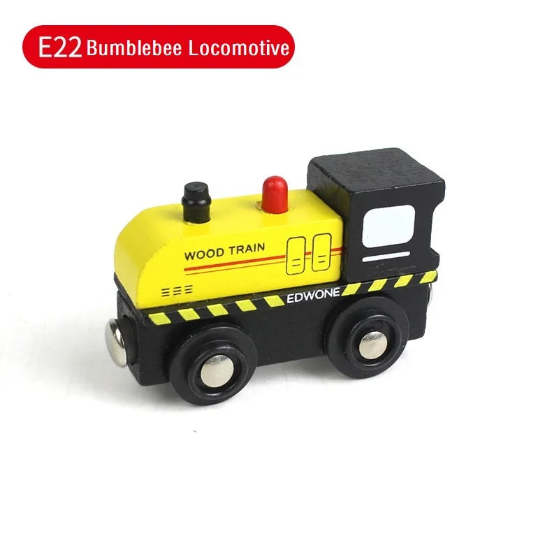 Magnetic Train Toys Wooden Train Accessories Anime James Locomotive Car Railway Vehicles Track Trains Toys Kids Gifts