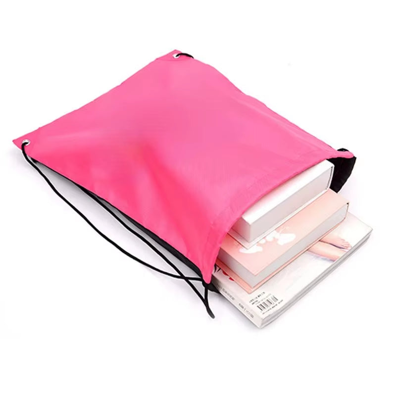 41*33Cm Nylon Waterproof Drawstring Backpack Organizer for Outdoor Beach Swimming Sports Gym Storage-Shoes Clothes Wholesale