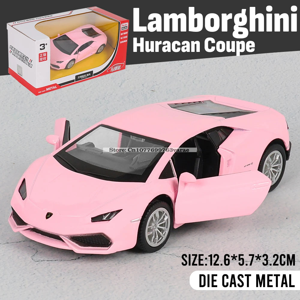 1:36 Volkswagen Beetle Classic 1967 Pink Alloy Car Model Toy Casting Series Collection Jewelry Gift Christmas Gift