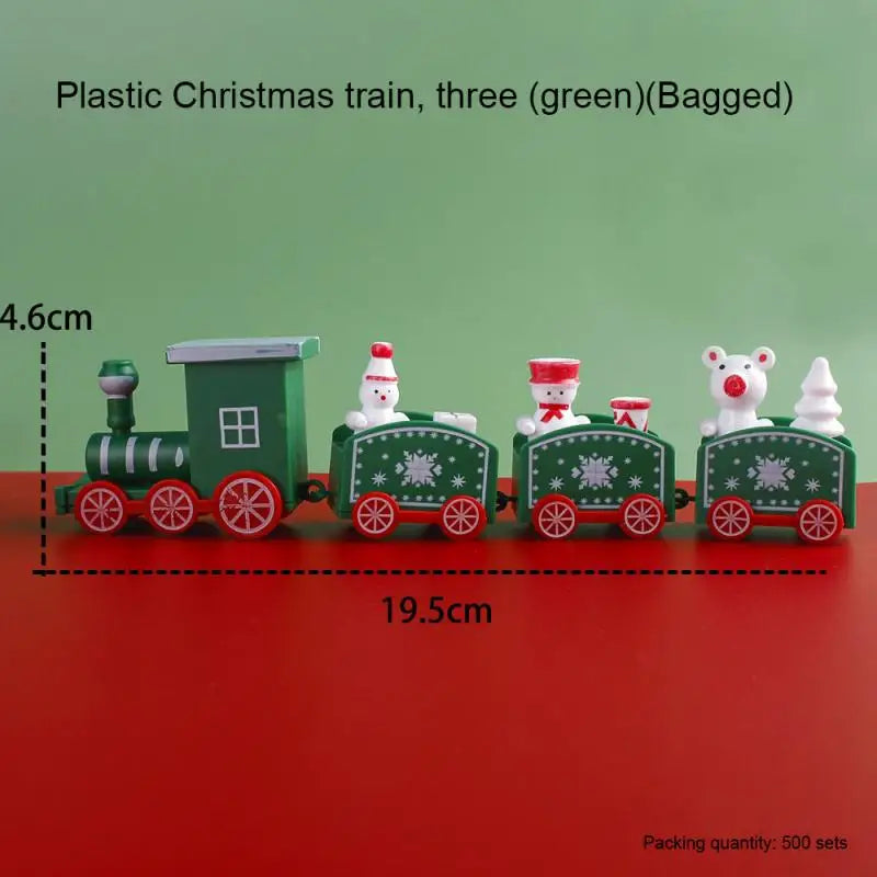 2024 Mini Electric Christmas Train Toy Set Toys for Kids Car Railway Tracks Toy Christmas Ornament Educational Toy for Children