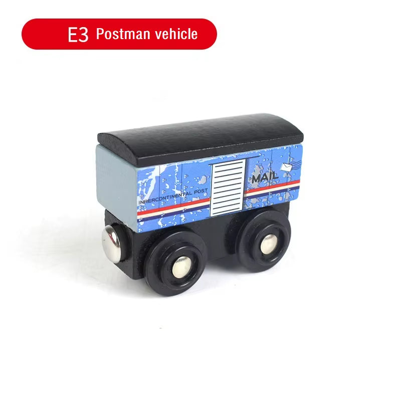 Magnetic Train Toys Wooden Train Accessories Anime James Locomotive Car Railway Vehicles Track Trains Toys Kids Gifts