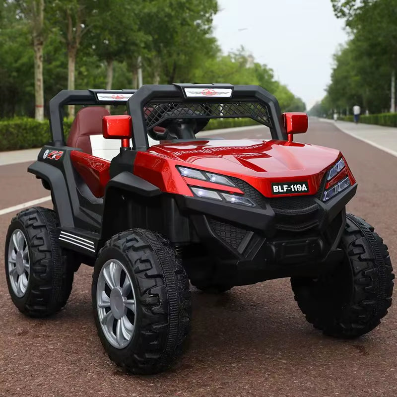 Children'S Four-Wheeled 12V Battery Operated Toys Car for Kids to Drive Remote Control Electric Ride on Car for Children