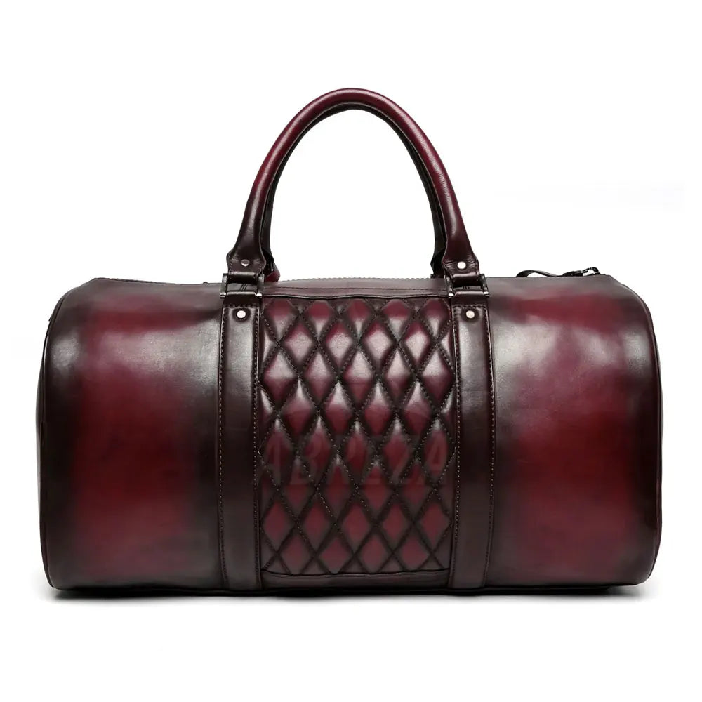 Lightweight Eco-Friendly Genuine Leather Duffle Bag Waterproof Foldable Gym Bag with Comfortable Low MOQ