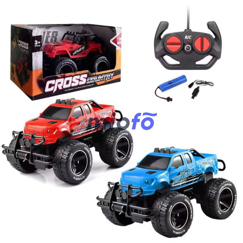 Remote Control off Road Vehicle Pickup Drift Racing Car Rc Car with Light Rechargeable Car Toy Children'S Gift
