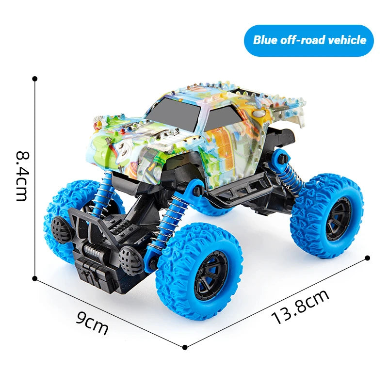 Children'S Toy Car High-Speed Off-Road Vehicle Outdoor Toy Off-Road Vehicle Model Inertia Climbing Stunt Vehicle Children'S Gift