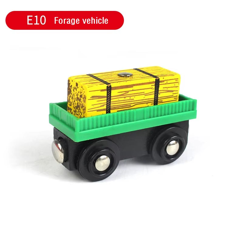 Magnetic Train Toys Wooden Train Accessories Anime James Locomotive Car Railway Vehicles Track Trains Toys Kids Gifts