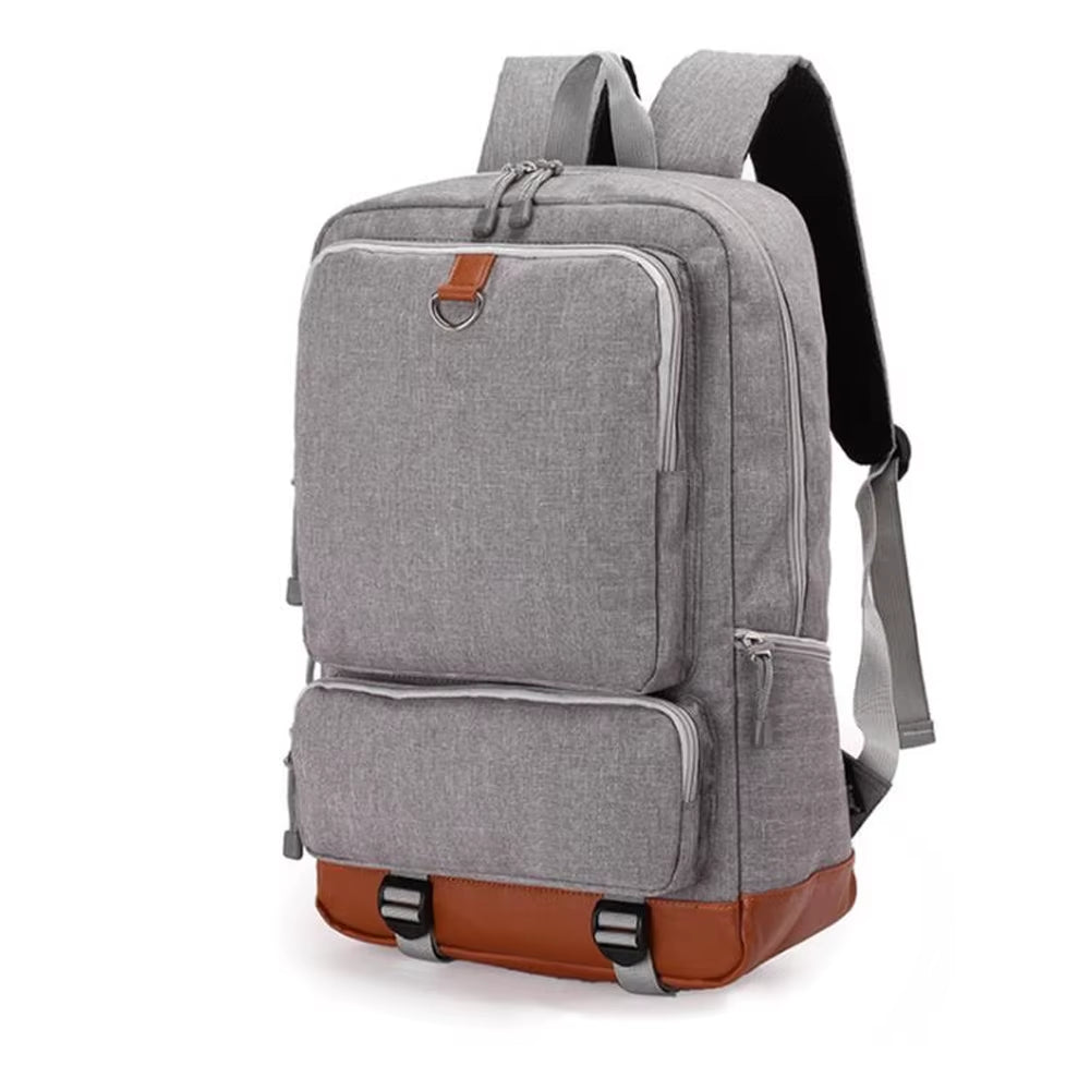 High Quality Custom Logo Printed Backpack Polyester Lining Zipper Casual Outdoor Travel Bag for Sale