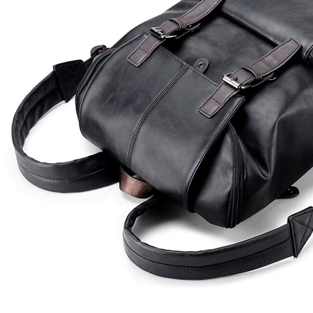 2024 New Hot Sale Leather Backpack for School Wholesale Price Custom Logo Cheap Price Leather Backpack Bag