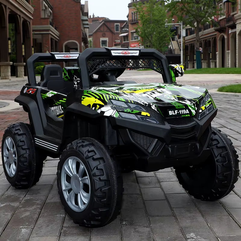Children'S Four-Wheeled 12V Battery Operated Toys Car for Kids to Drive Remote Control Electric Ride on Car for Children