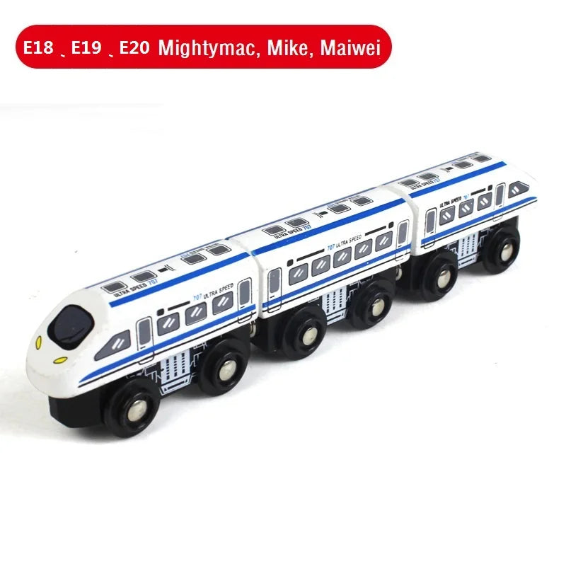 Magnetic Train Toys Wooden Train Accessories Anime James Locomotive Car Railway Vehicles Track Trains Toys Kids Gifts