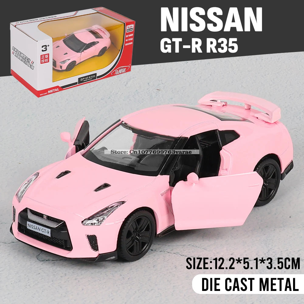1:36 Volkswagen Beetle Classic 1967 Pink Alloy Car Model Toy Casting Series Collection Jewelry Gift Christmas Gift