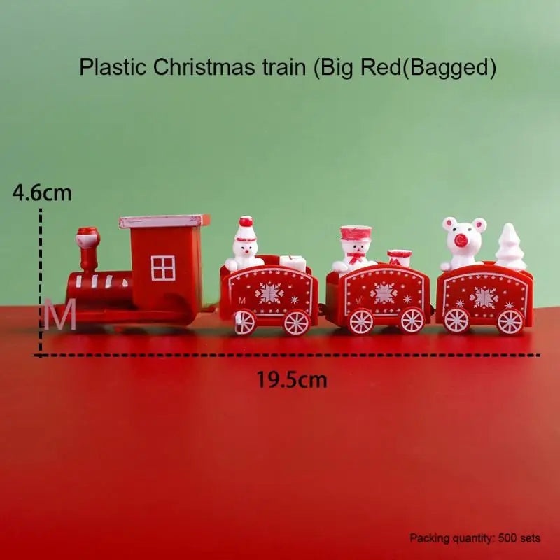 2024 Mini Electric Christmas Train Toy Set Toys for Kids Car Railway Tracks Toy Christmas Ornament Educational Toy for Children