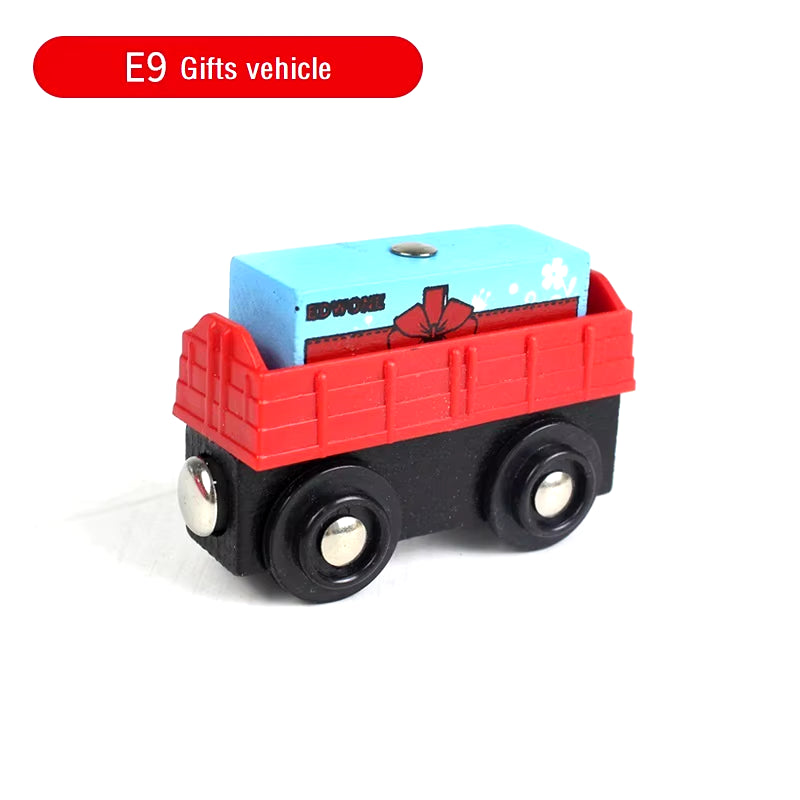 Magnetic Train Toys Wooden Train Accessories Anime James Locomotive Car Railway Vehicles Track Trains Toys Kids Gifts
