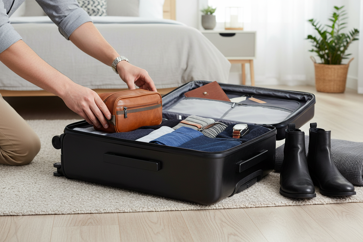Packing toiletry bag