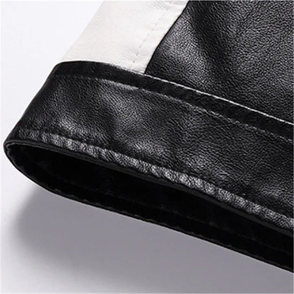 2023 Mens Leather Jackets Casual High Quality Classic Motorcycle Bike Jacket Men plus Thick Coats Spring/ Autumn Chaqueta Hombre