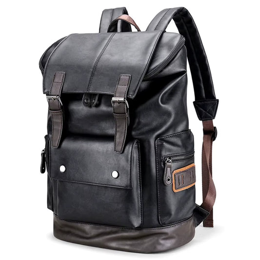 2024 New Hot Sale Leather Backpack for School Wholesale Price Custom Logo Cheap Price Leather Backpack Bag
