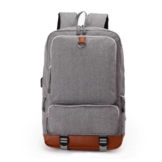 High Quality Custom Logo Printed Backpack Polyester Lining Zipper Casual Outdoor Travel Bag for Sale