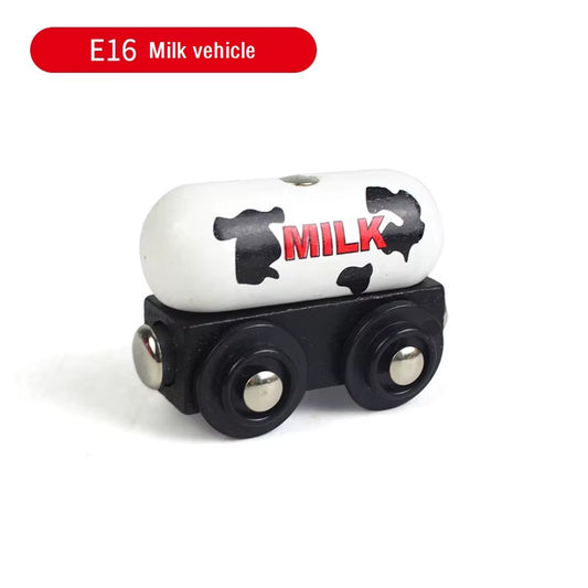 Magnetic Train Toys Wooden Train Accessories Anime James Locomotive Car Railway Vehicles Track Trains Toys Kids Gifts