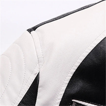 2023 Mens Leather Jackets Casual High Quality Classic Motorcycle Bike Jacket Men plus Thick Coats Spring/ Autumn Chaqueta Hombre