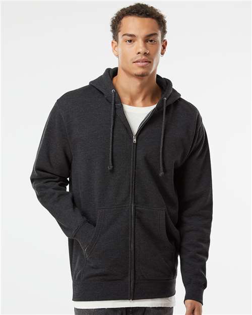 Independent Trading Co. IND4000Z Unisex Heavyweight Full-Zip Hooded Sweatshirt-3