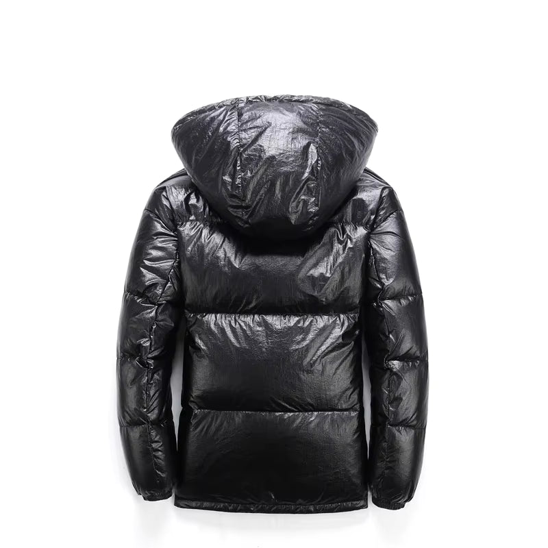 New Winter Men'S Women'S down Jacket High Quality Hooded Casual Coat Thick and Warm Men'S Winter Clothing