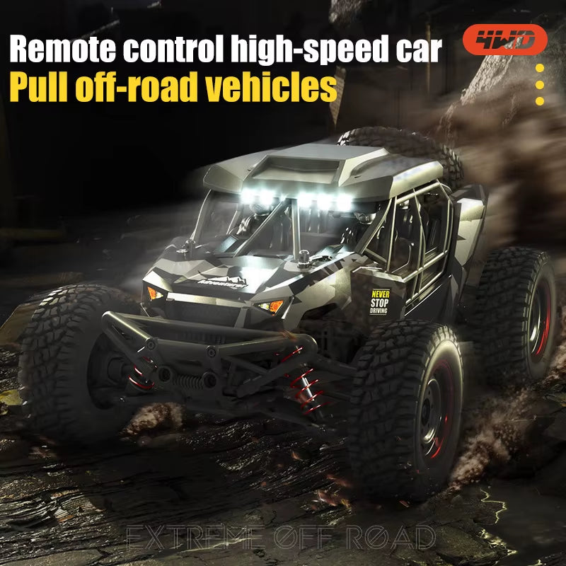 Made in China 1/16 4CH Cheap Adult Toy with Spare Tire Electric Remote Control High-Speed Off-Road Desert Rc Car Kit