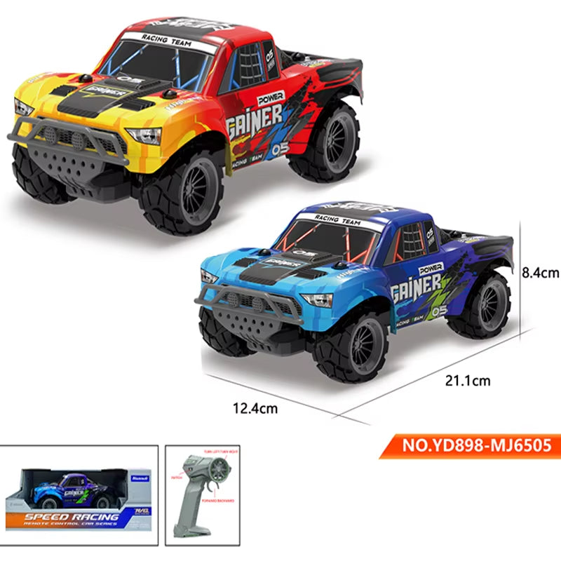 Wholesale Cheap 1/18 Mini RC Climbing Truck Toys PVC off Road Radio Control Racing Car Toys Kids Remote Control Vehicle Toy