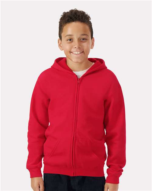 Gildan 18600B Youth Heavy Blend™ Full-Zip Hooded Sweatshirt-3