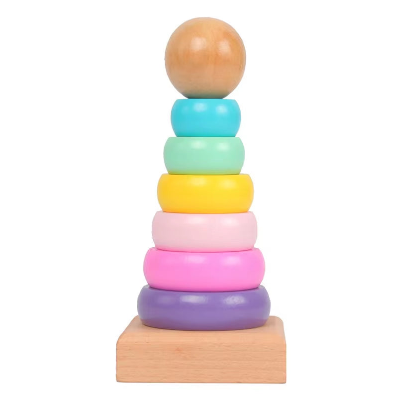 Matching Stacking Building Block Clock Sets 3D Puzzles Board Musical Figure Game Montessori Educational Toys for Kids Boys Girls