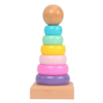 Matching Stacking Building Block Clock Sets 3D Puzzles Board Musical Figure Game Montessori Educational Toys for Kids Boys Girls
