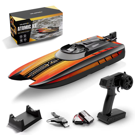 VOLANTEXRC Remote Control Boat with Self-Right & Reverse Function (795-5 Red)