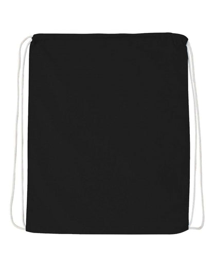 Q-Tees Q4500 Economical Cotton Drawstring Bag-0